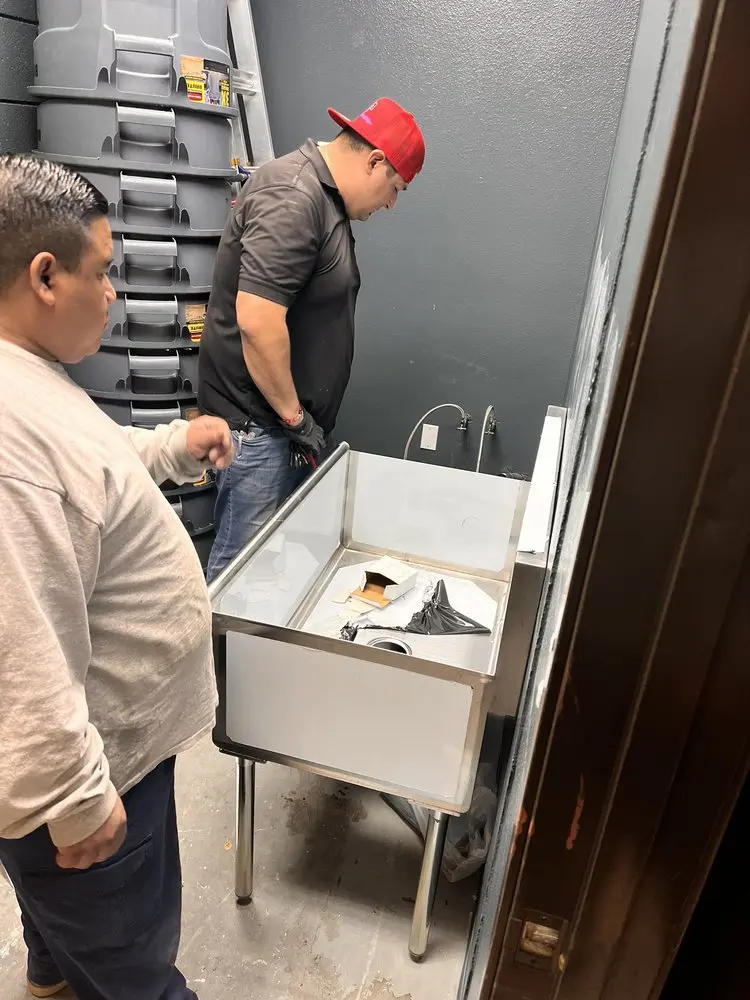 Commercial plumbing and sink installation in Travilah